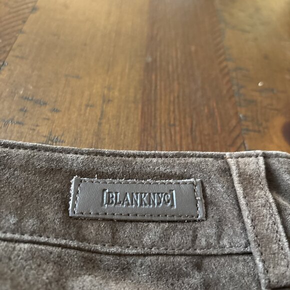 evereve Blanknyc Brown Suade Skirt Size 30 NWT Medium - Picture 10 of 11